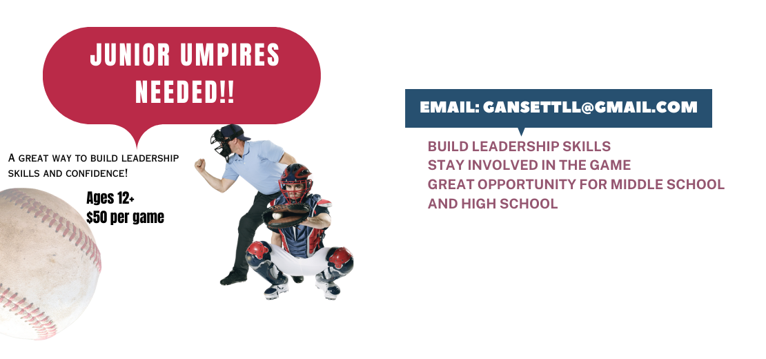 Umpires Wanted!